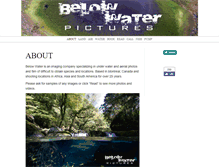 Tablet Screenshot of belowwater.com